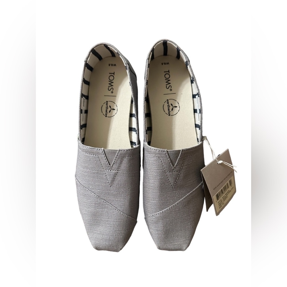 Toms Grey Alparagata Slip On Shoes